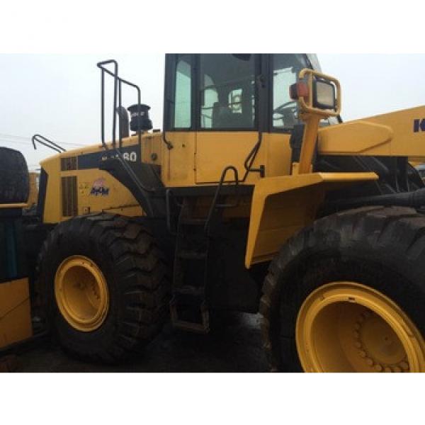 used Wheel loader WA380 Komatsu WA380-3 with grapple original Komatsu engine #1 image