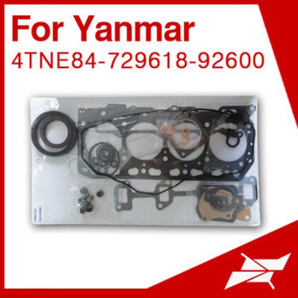 4TNE84 overhaul gasket kit set for yanmar generator for komatsu mini excavator engine parts #1 image