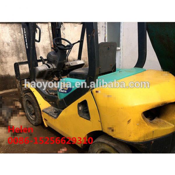 Japan made komatu 4 wheel manual 330hp 2.5ton well operation forklift sale in cheap price in international market #1 image