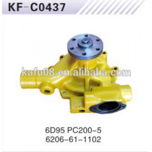 PC200-5 6D95 Excavator Water Pump 6206-61-1102 #1 image