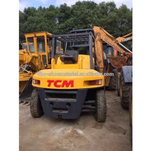 Used TCM 15 ton diesel forklift, FD150S, 4 m mast height #1 image