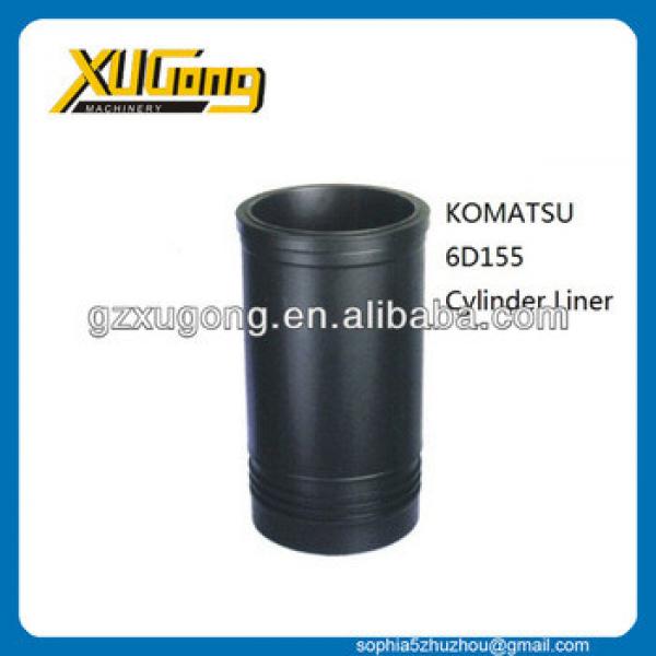 excavator spare parts ,diesel engine 6D155 cylinder liner for komatsu #1 image