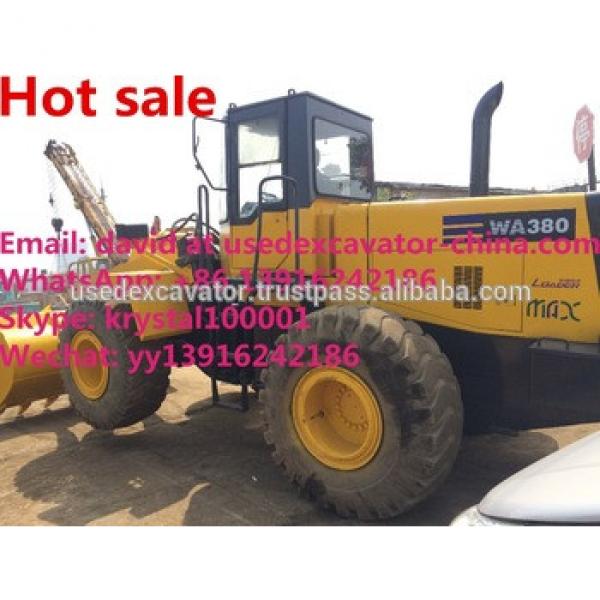 Hot sale Komatsu WA380-3 used loader with good engine and qulity quuaranteed for sale #1 image