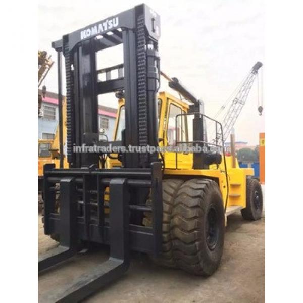 Good working condition old/used 40 ton Komatsu forklift FD400,Used forklift Komatsu 40 ton, Original from Japan,very cheap price #1 image