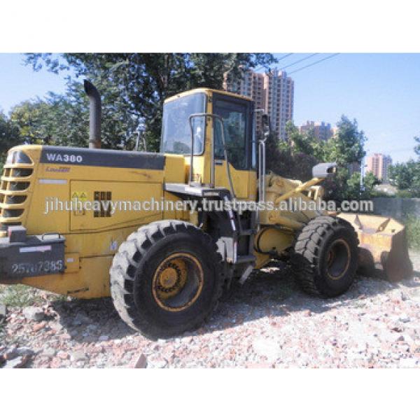 used Wheel loader WA380 Komatsu WA380-3 with grapple original Komatsu engine #1 image