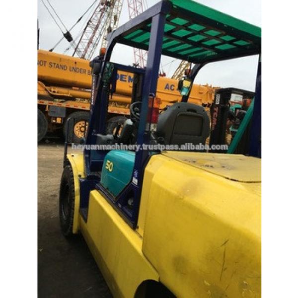 Used Japan forklift komatu 5 ton for sale , FD50T-16 , Diesel Engine #1 image