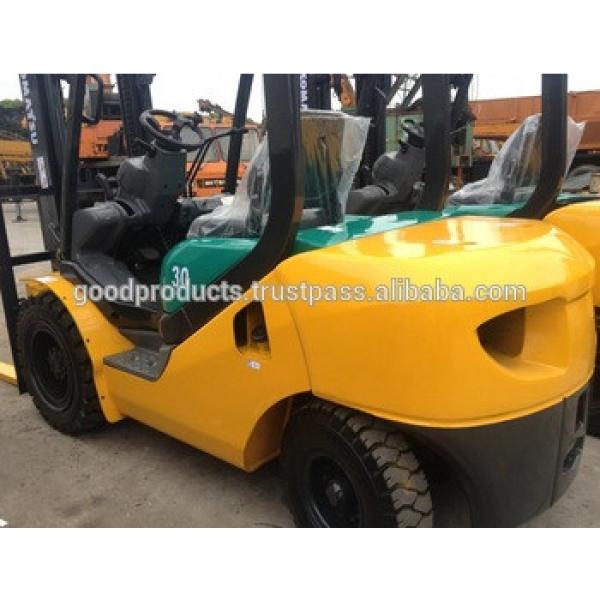 Used Japanese Komatsu forklift 3 ton for sale , FD30T-16 , Diesel Engine #1 image