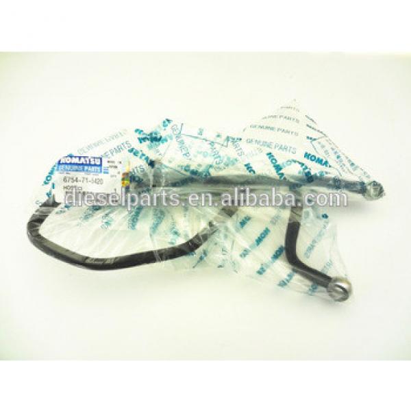 PC240 Excavator Engine Spare Parts Hose Pipe 6754-71-5420 6754-71-9910 6754-71-9920 #1 image