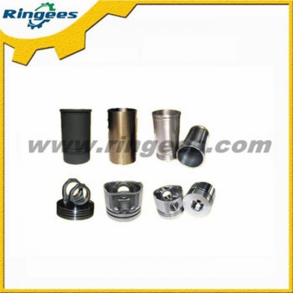 china manufacturer offer Excavator engine parts liner/piston/piston pin /connecting rod bearing for komatsu pc200 engine S6D102, #1 image