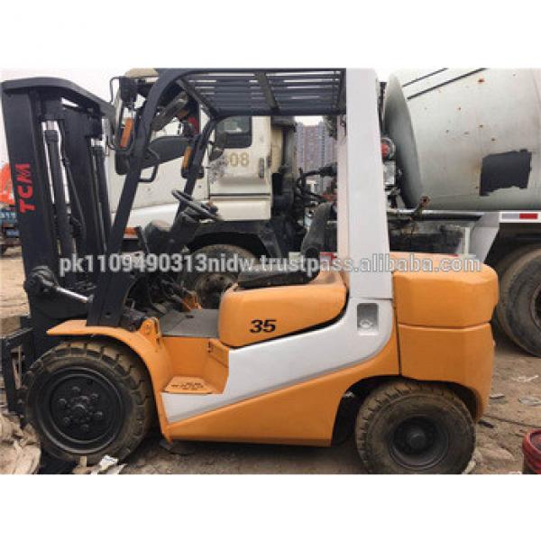 japan used tcm forklift for sale, tcm fd30 forklift 3 ton 5 ton 7 ton 2.5 ton for sale #1 image