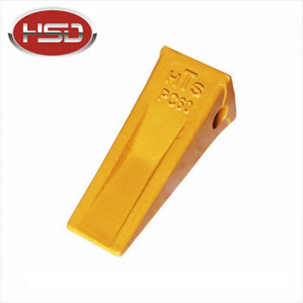 Mini excavator parts bucket teeth flat tooth PC60 for wholesale #1 image