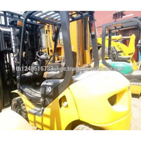 japanese machine used forklift komatsu fd30 with cheap price and high quality in shanghai #1 image