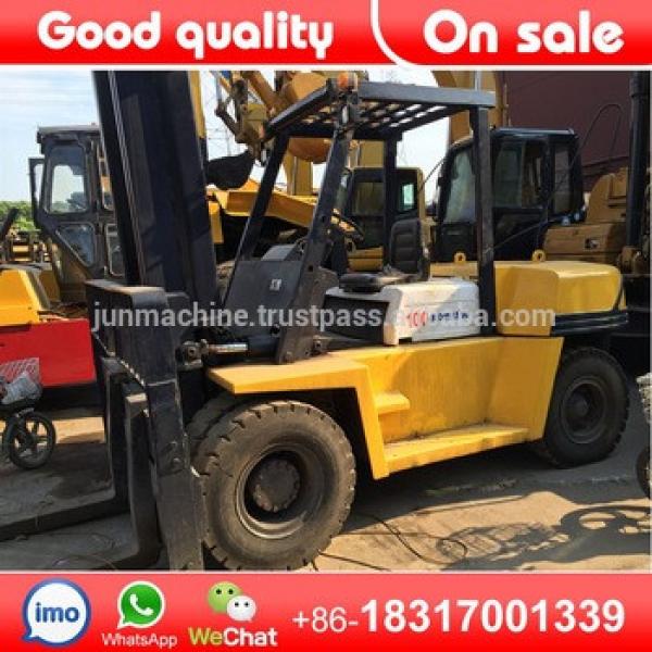 forklift truck diesel komatsu-forklift Used 10 ton Komatsu forklift #1 image