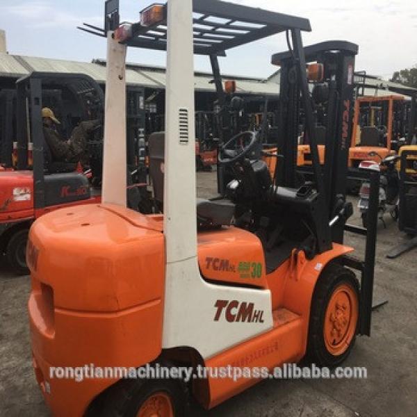 Used TCM 3 tonsforkliftTCM 3 ton forklift china forklift truck double forks forklift #1 image