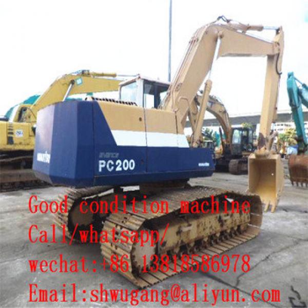 Used Komatsu PC200-5 hydraulic excavator Komatsu PC200-6,PC200-7,PC200-8 excavator for sale #1 image