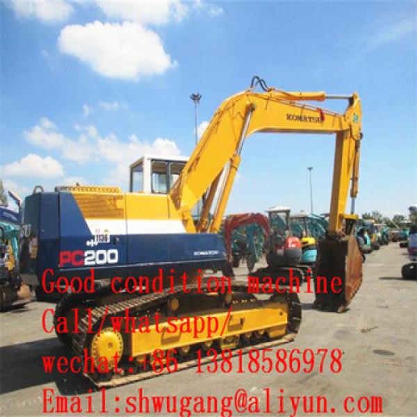 Original Japan made used komatsu pc200-5 excavator in Shanghai stock,Used Komatsu Excavator Komatsu PC200-5 Crawler Excavator #1 image