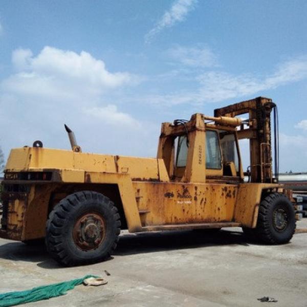 Warranty Big Forklift 40 Ton FD400 Lifting 20GP 40GP Container Used Komatsu Forklift Top Sale #1 image