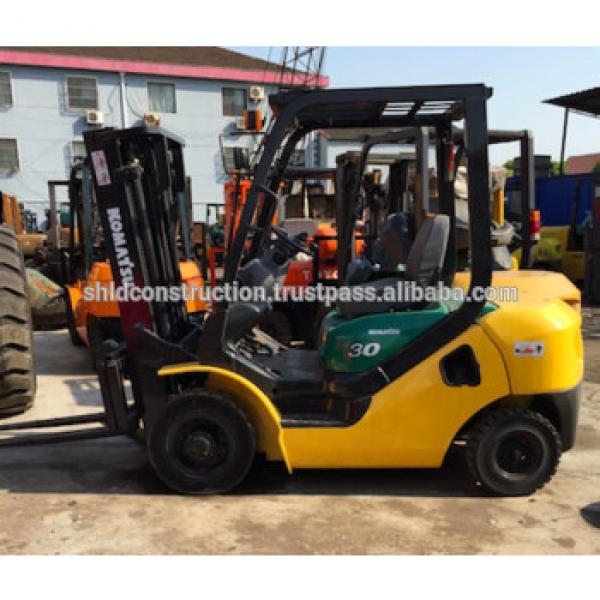 Used komatsu forklift .TCM FD30 , KOMATSU FD30-16 .FD25-15 ,TCM FD100 .TCM FD25 ,Container mast forklift ,triplex ,side shift #1 image