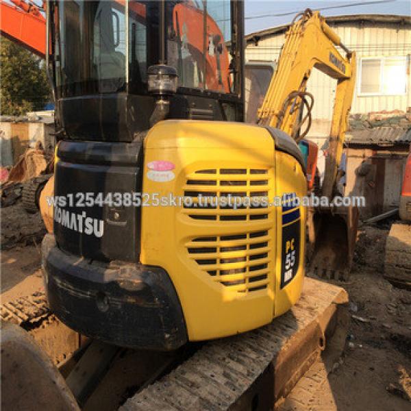 Japan brand used komatsu pc55 digger for sale /komatsu hydraulic excavator #1 image