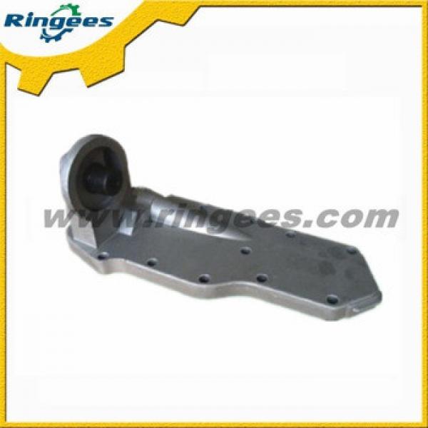 Excavator engine S6D102 oil cooler cover for Komatsu PC200-6 #1 image