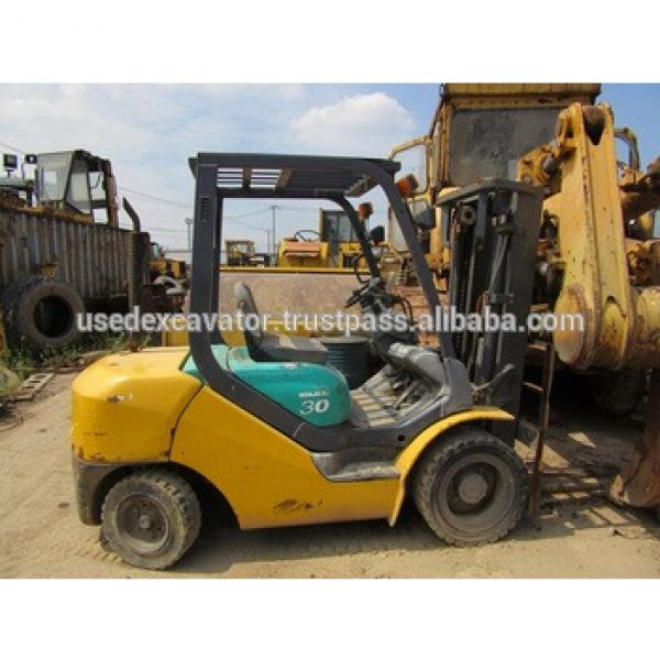 Used komatsu forklift FD30T-16, 3T forklift Japan made year 2008 #1 image