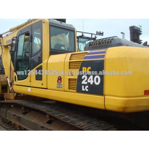 good looking used komatsu pc240-8 excavator digger #1 image