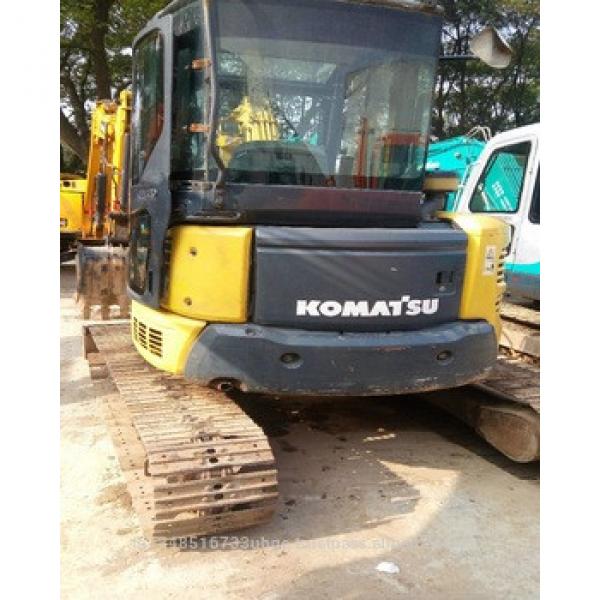 used mini excavator Komatsu PC55 hydraulic crawler excavator #1 image