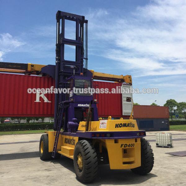 Komatsu 40 ton forklift , cheap used Kalmar FD400 95 new,low price Japan Komatsu FD400 #1 image