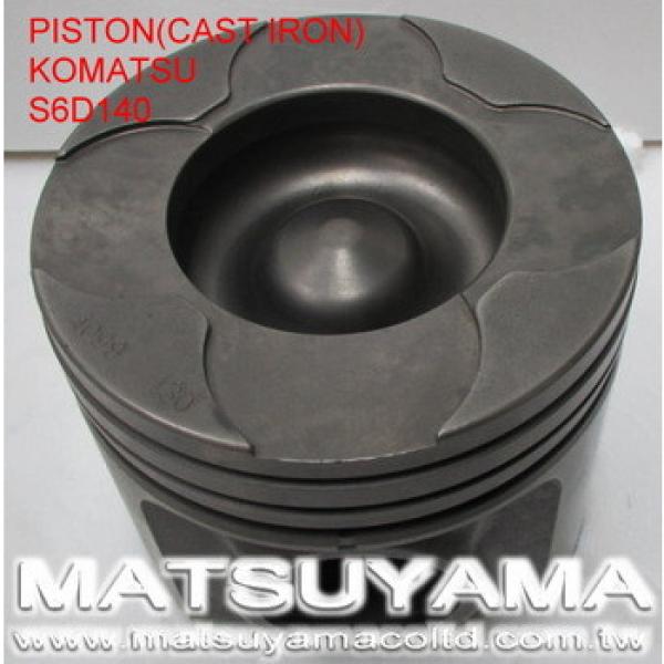 6217-31-2130 Piston for Komatsu SA6D140E-3 Diesel Engine Cast Iron Piston 6217-31-2130 #1 image