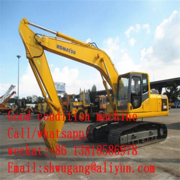 New arrival Japan Komatsu PC200 used excavator for sale, used komatsu excavator PC200 PC200-8,good working con: 0086 13818586978 #1 image