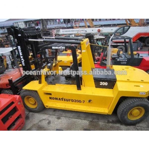 used 20 ton Komatsu folklift, used forklift 20ton, FD200-7, Komatsu FD200-7 #1 image